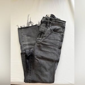 Black Madewell Stovepipe Jeans